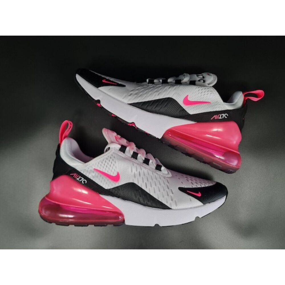 Nike Air Max 270 White Black Hyper Pink (Women’s). SIZE 7 - AH6789-127